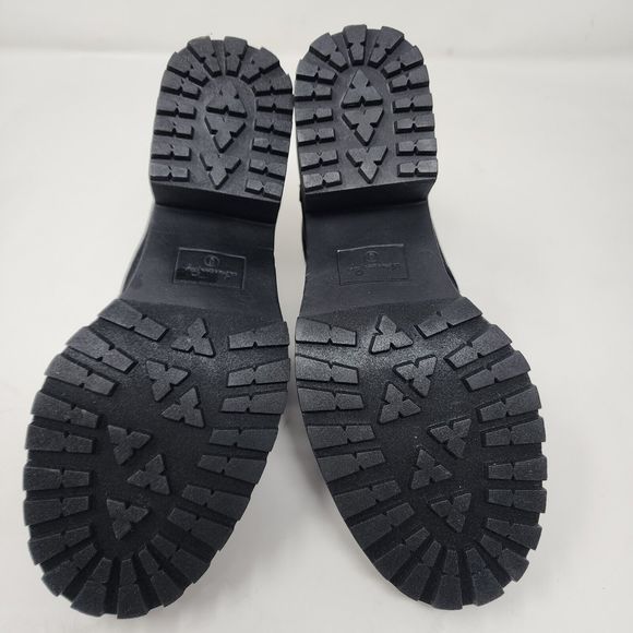 American Rag Booties Womens 6 Black Cushioned Reagan Suede Block Heel Boots - Picture 7 of 8